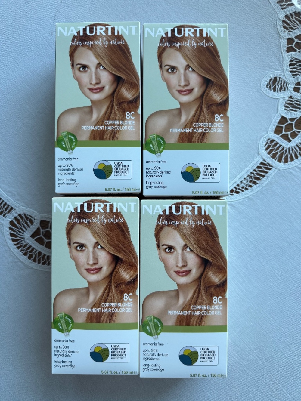 Women's Naturtint Copper Blonde permanent Hair Color Gel 8C